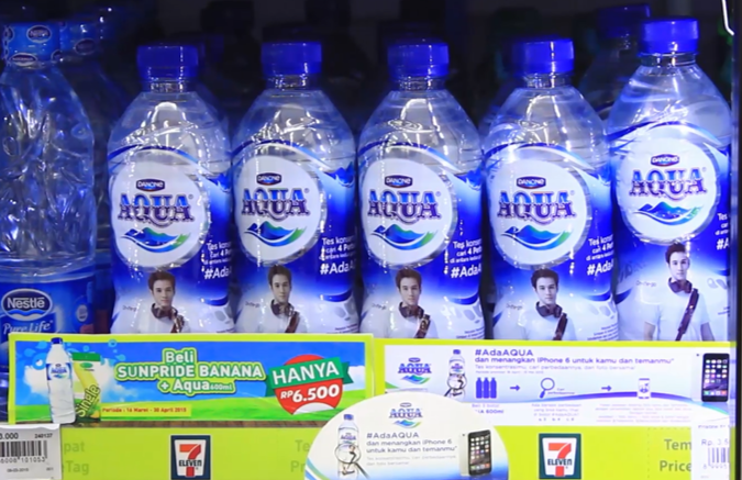 Le partenariat entre Aqua et Danone en Indonésie 