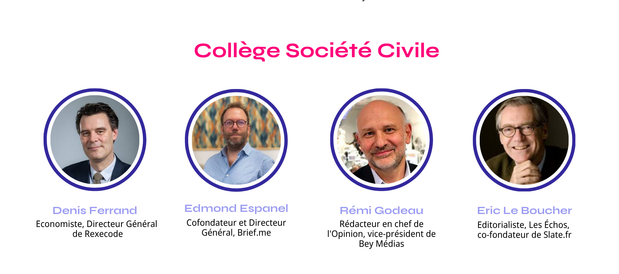 Comité stratégique Melchior - Trombinoscope site - Collège société civile