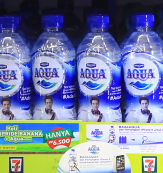 Le partenariat entre Aqua et Danone en Indonésie 