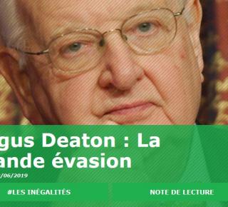 Angus Deaton : La Grande évasion