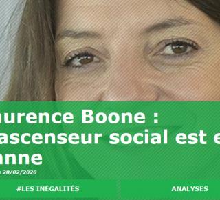 Laurence Boone : L’ascenseur social est en panne