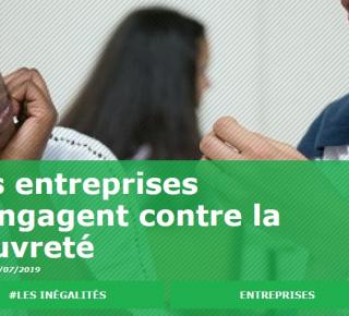 Les entreprises s'engagent contre la pauvreté